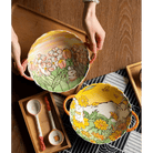 Charming Ceramic Bowls with Bunny or Bear in Autumn Fields Design - Cosparty