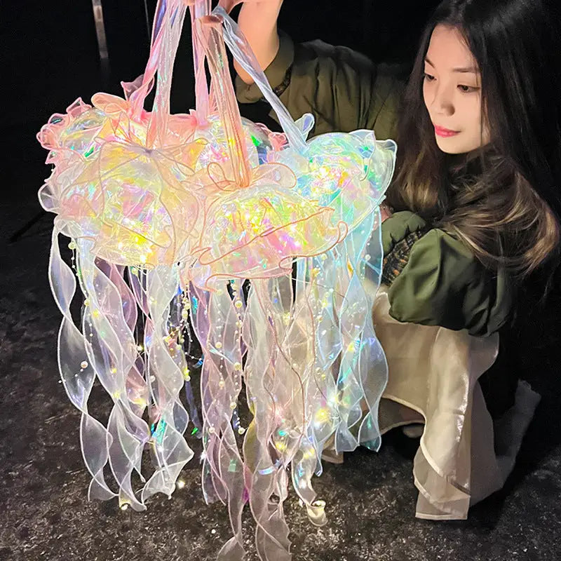 Charming Jellyfish Lights with Soft LED Glow and Sparkling Colors - stuffed animal