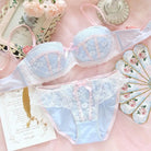 Charming Pink or Blue Neko Maid Lingerie Set for Little Ones - Cosparty