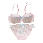 Charming Pink or Blue Neko Maid Lingerie Set for Little Ones - onesie