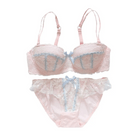 Charming Pink or Blue Neko Maid Lingerie Set for Little Ones - Cosparty