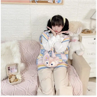 Checkered Bear Knit Vest for Kawaii Lovers - vest