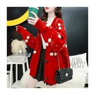 Cherry Cardigan with Adorable Embroidery and Luxurious Knit Material - Cosparty