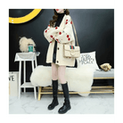 Cherry Cardigan with Adorable Embroidery and Luxurious Knit Material - Cosparty