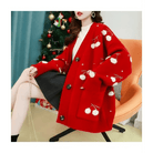 Cherry Cardigan with Adorable Embroidery and Luxurious Knit Material - Cosparty