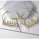 Chic Baby Gold Hoops for Kawaii Style - Cosparty