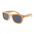Chic Bamboo Wood Sunglasses for Style and UV Protection - Cosparty