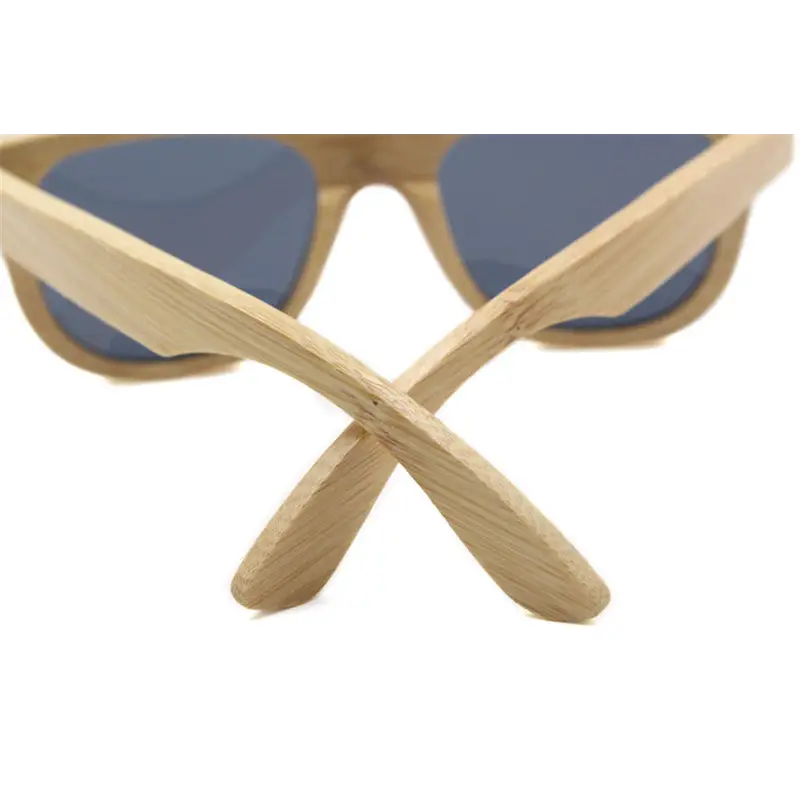 Chic Bamboo Wood Sunglasses for Style and UV Protection - Sunglasses