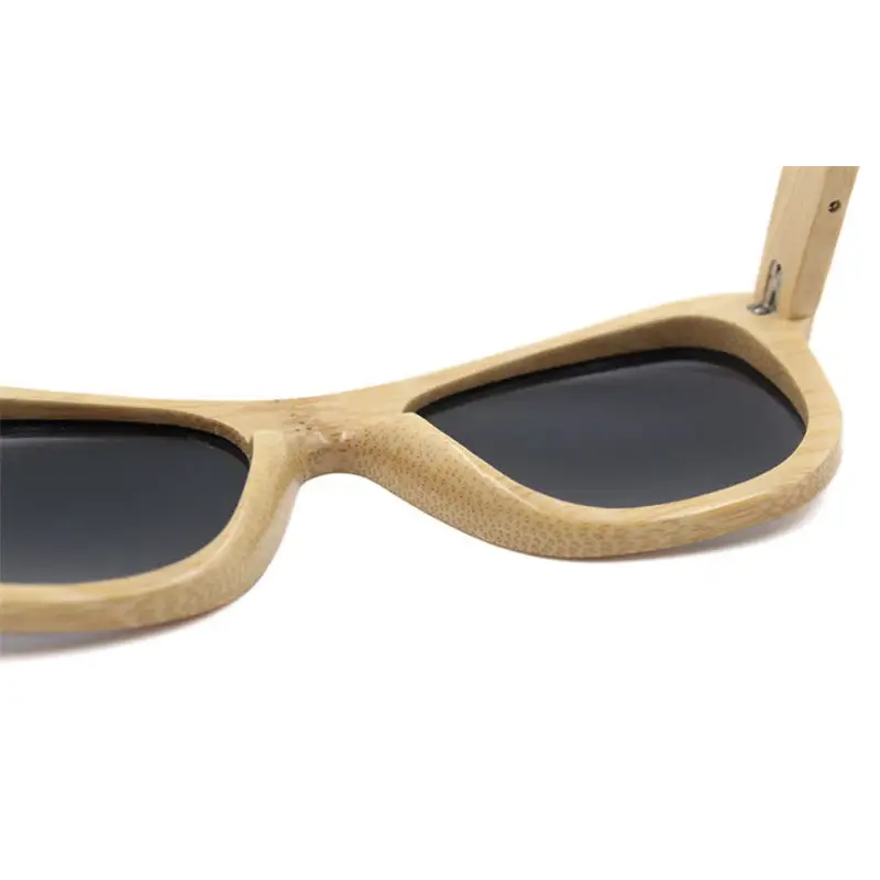 Chic Bamboo Wood Sunglasses for Style and UV Protection - Sunglasses