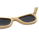 Chic Bamboo Wood Sunglasses for Style and UV Protection - Cosparty