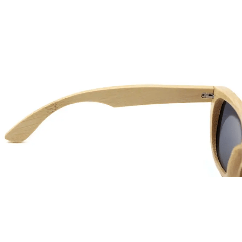Chic Bamboo Wood Sunglasses for Style and UV Protection - Cosparty