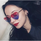 Chic Heart Shaped Aviator Sunglasses in Various Colors - Sunglasses