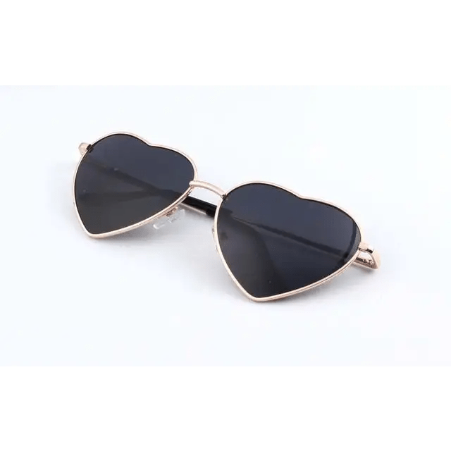 Chic Heart Shaped Aviator Sunglasses in Various Colors - Cosparty
