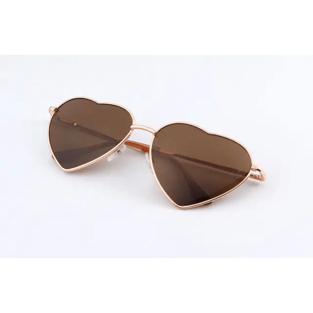 Chic Heart Shaped Aviator Sunglasses in Various Colors - Cosparty