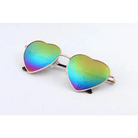 Chic Heart Shaped Aviator Sunglasses in Various Colors - Cosparty