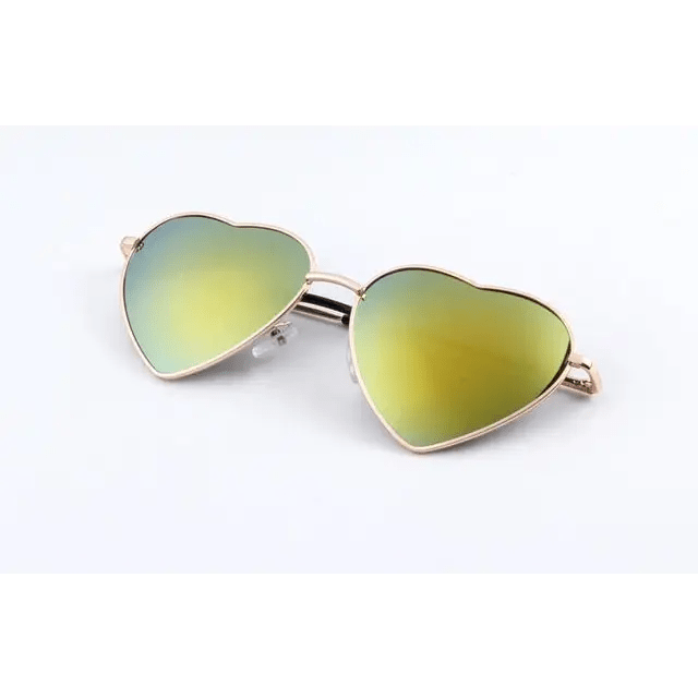 Chic Heart Shaped Aviator Sunglasses in Various Colors - Cosparty