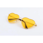 Chic Heart Shaped Aviator Sunglasses in Various Colors - Cosparty