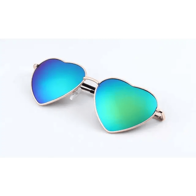 Chic Heart Shaped Aviator Sunglasses in Various Colors - Cosparty