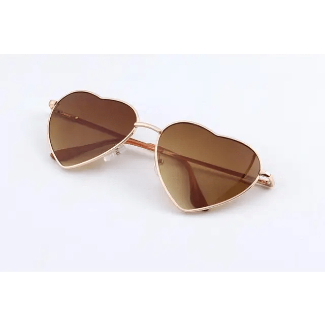 Chic Heart Shaped Aviator Sunglasses in Various Colors - Cosparty