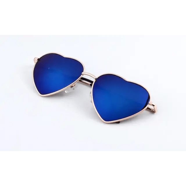 Chic Heart Shaped Aviator Sunglasses in Various Colors - Cosparty