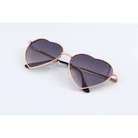 Chic Heart Shaped Aviator Sunglasses in Various Colors - Cosparty