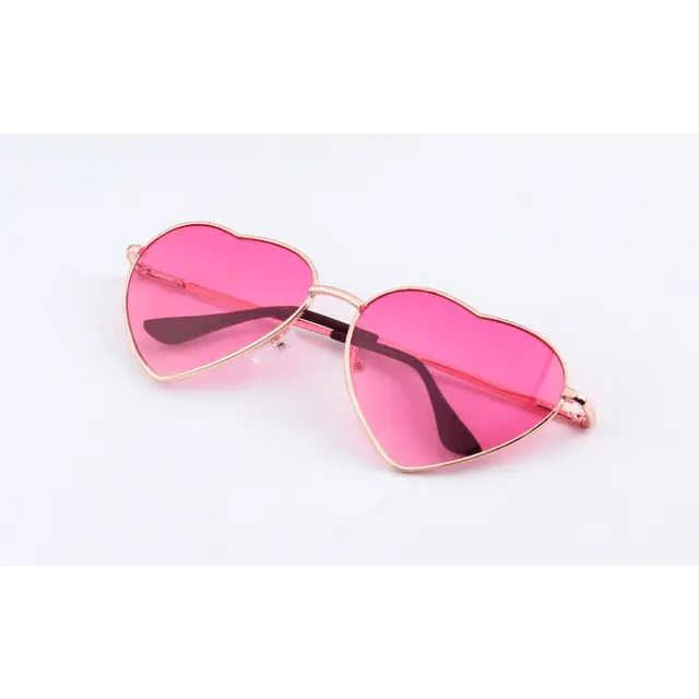 Chic Heart Shaped Aviator Sunglasses in Various Colors - Cosparty