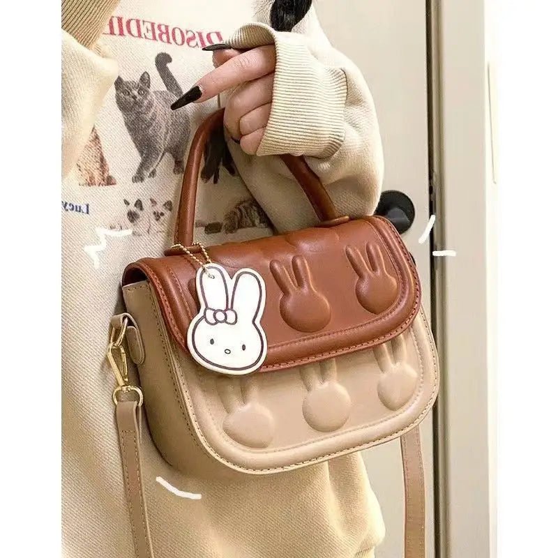 Chocolate Bunny Bag in Vegan Leather for Animal Lovers - Cosparty