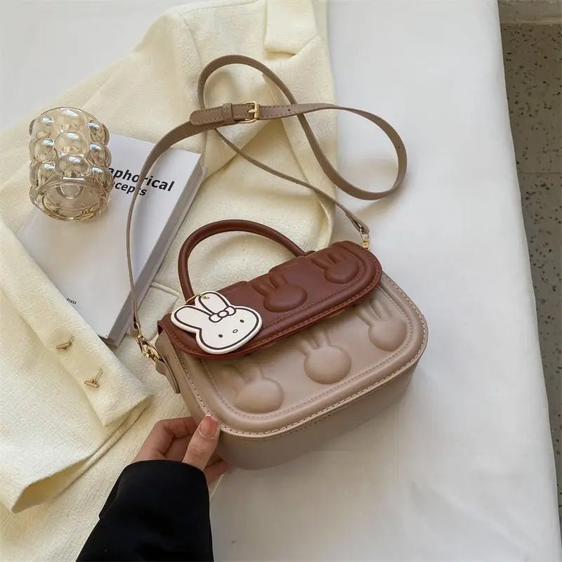 Chocolate Bunny Bag in Vegan Leather for Animal Lovers - Cosparty