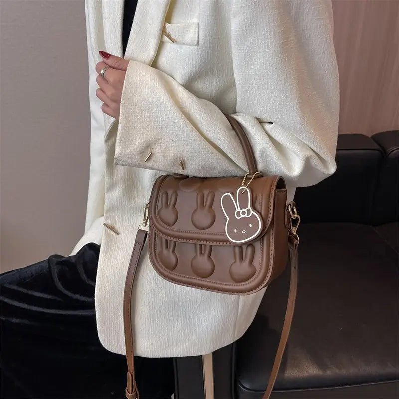 Chocolate Bunny Bag in Vegan Leather for Animal Lovers - Cosparty