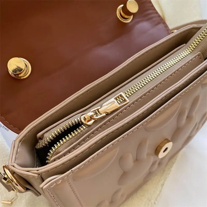 Chocolate Bunny Bag in Vegan Leather for Animal Lovers - Cosparty