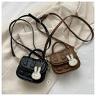 Chocolate Bunny Bag in Vegan Leather for Animal Lovers - Cosparty