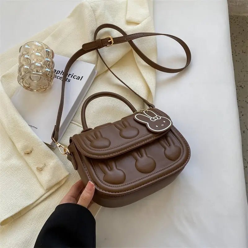 Chocolate Bunny Bag in Vegan Leather for Animal Lovers - Cosparty