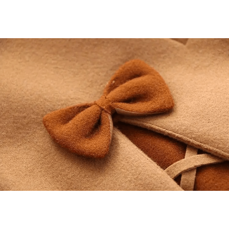 Chocolaty Brown Lolita Inspired Winter Jacket - Cosparty