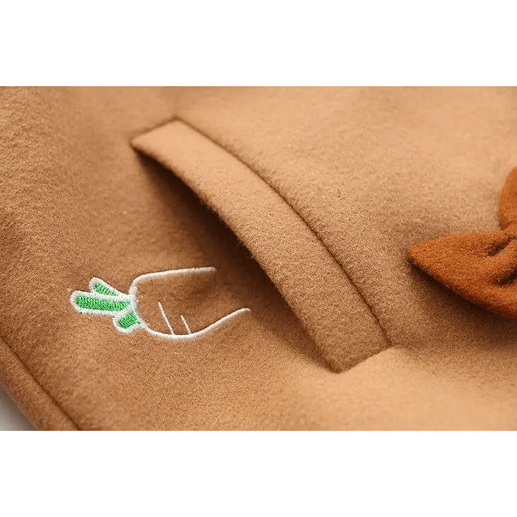 Chocolaty Brown Lolita Inspired Winter Jacket - Cosparty