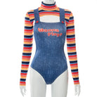 Chucky Doll Inspired Adult Onesie Cosplay Costume Set - costume