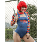 Chucky Doll Inspired Adult Onesie Cosplay Costume Set - Cosparty