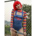 Chucky Doll Inspired Adult Onesie Cosplay Costume Set - costume