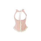 Cinched & Pretty Babydoll Outfit in Soft Pink and White - outfit