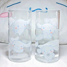 Cinna Pup Glass Featuring Adorable Cinnamoroll Puppy Print - Cosparty