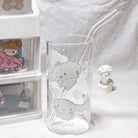 Cinna Pup Glass Featuring Adorable Cinnamoroll Puppy Print - Cosparty