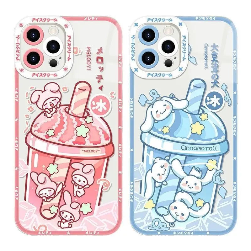 Cinnamoroll and My Melody Inspired iPhone Cases for All Models - phone case