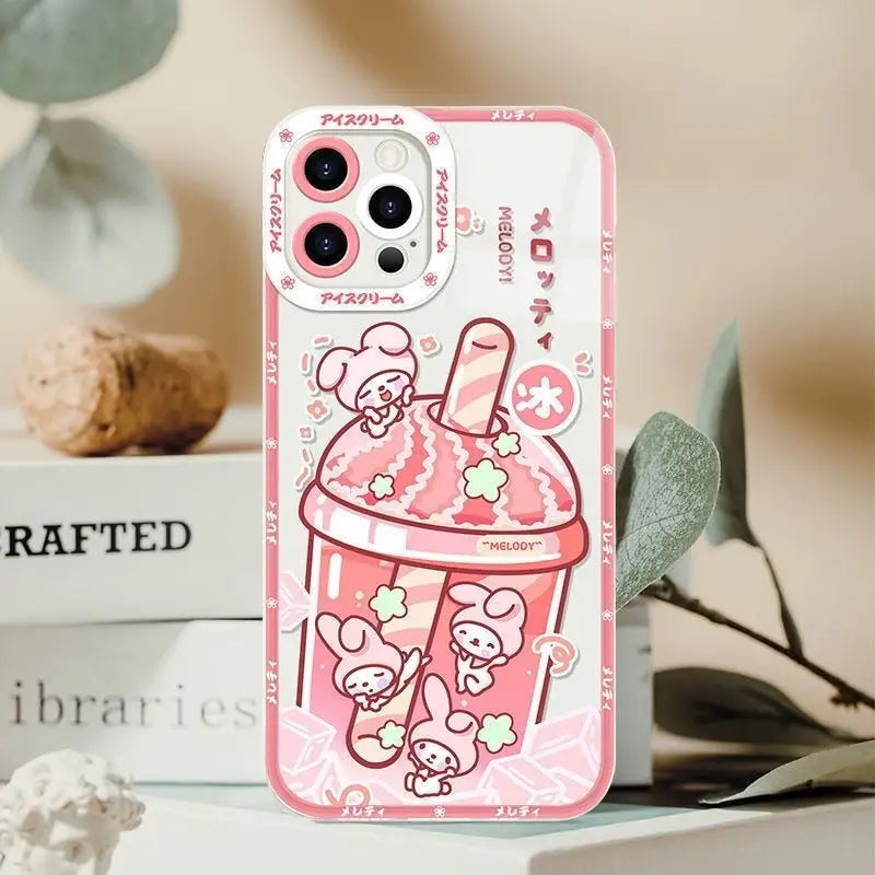 Cinnamoroll and My Melody Inspired iPhone Cases for All Models - phone case