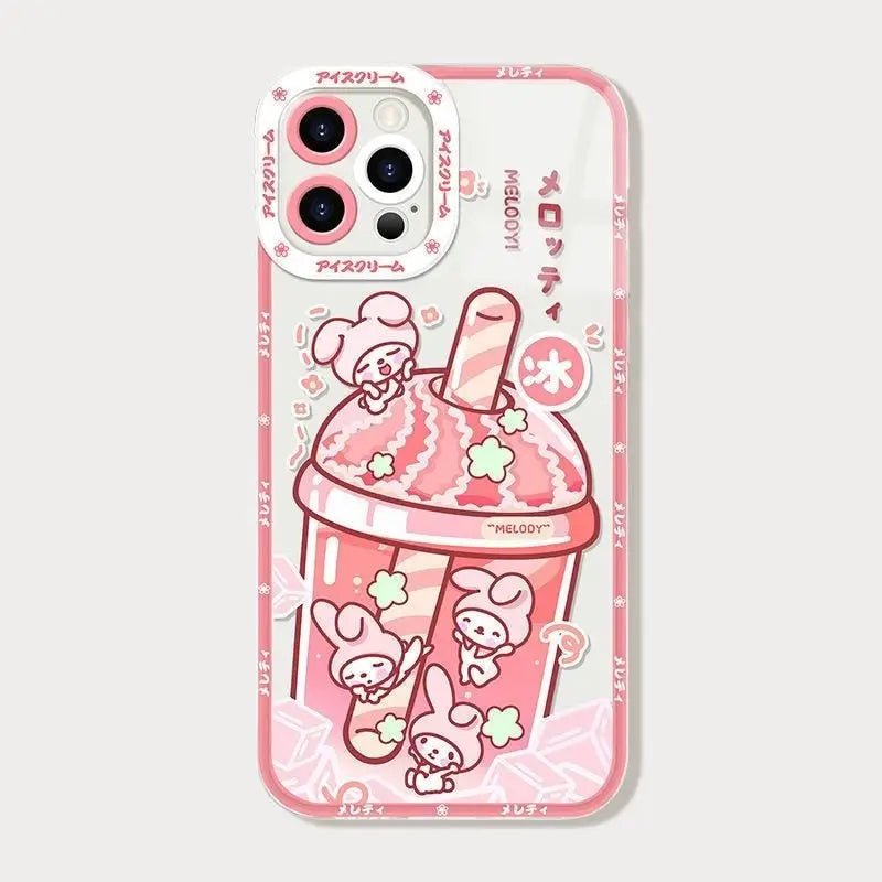 Cinnamoroll and My Melody Inspired iPhone Cases for All Models - Cosparty