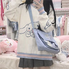 Cinnamoroll Blue and White Pullover Crewneck Hoodie - hoodie