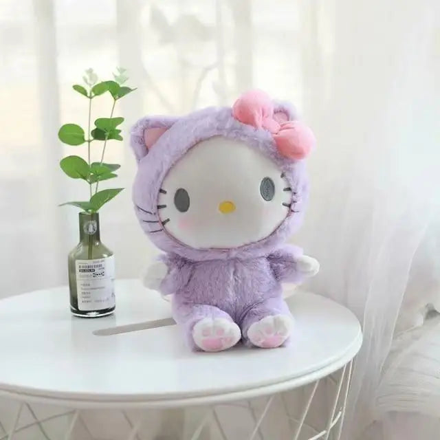 Fairy Kei Pastel Purple Hello Kitty Plush Toy Kawaii Cute