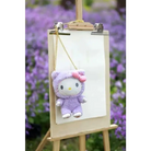 Fairy Kei Pastel Purple Hello Kitty  Plush Toy Bag Purse Storage Kawaii Cute