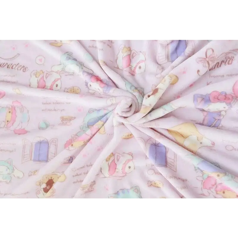 Cinnamoroll Pastel Fairy-Kei Blanket and Plush Set - blanket