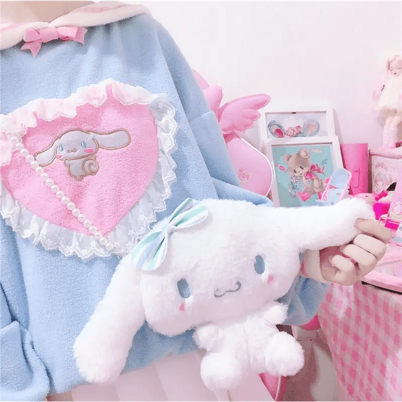 Cinnamoroll Plush Puppy Handbag for Fairy - Kei Style Outfits - Cosparty