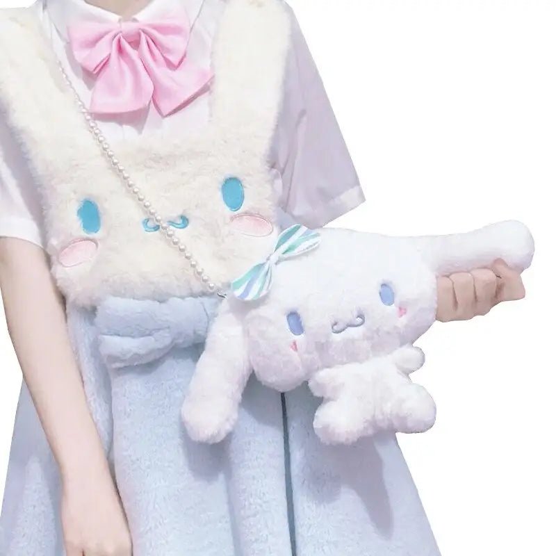 Cinnamoroll Plush Puppy Handbag for Fairy - Kei Style Outfits - Cosparty
