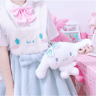 Cinnamoroll Plush Puppy Handbag for Fairy - Kei Style Outfits - Cosparty